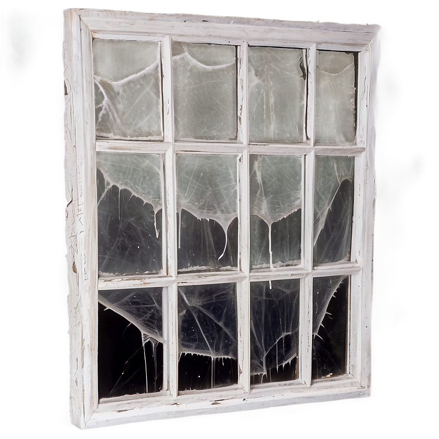 Cobweb Covered Window Png 06132024 PNG Image