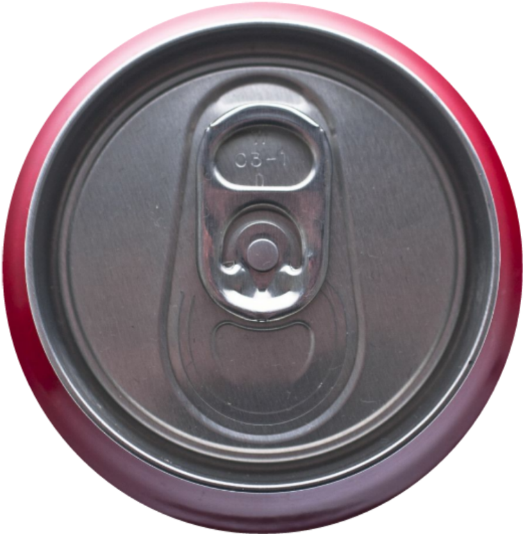 Coca Cola Can Top View PNG Image