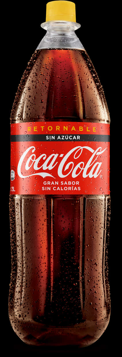 Coca Cola Sin Azucar Bottle PNG Image