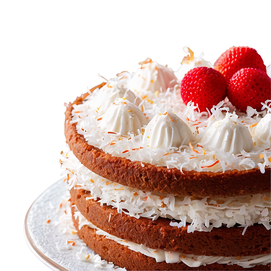 Coconut Cake Png Fkr96 PNG Image