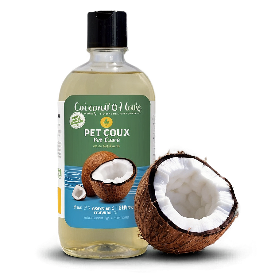 Coconut Oil Pet Care Png 06262024 PNG Image