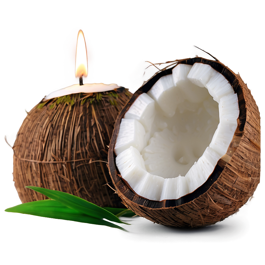 Coconut Scented Candle Png 05242024 PNG Image