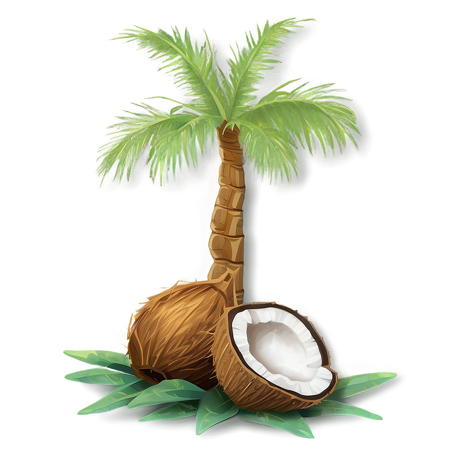 Coconut Tree Sketch Png 78 PNG Image