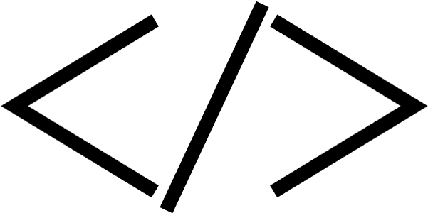 Coding Angle Brackets Graphic PNG Image