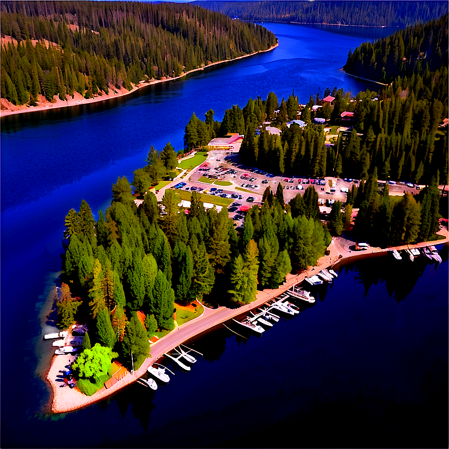 Coeur D'alene Lake Idaho Png Vnf34 PNG Image