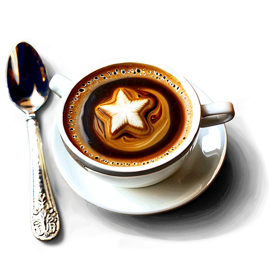 Coffee Cup With Spoon Png Xqv15 PNG Image