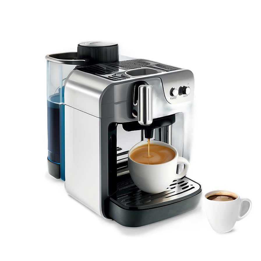 Coffee Machine With Milk Frother Png Kmu PNG Image