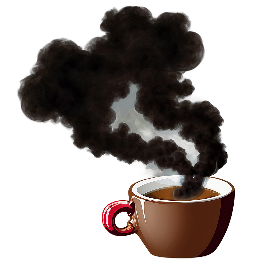 Coffee Smoke A PNG Image