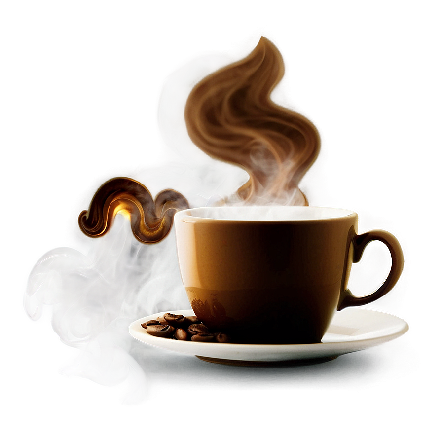 Coffee Smoke D PNG Image