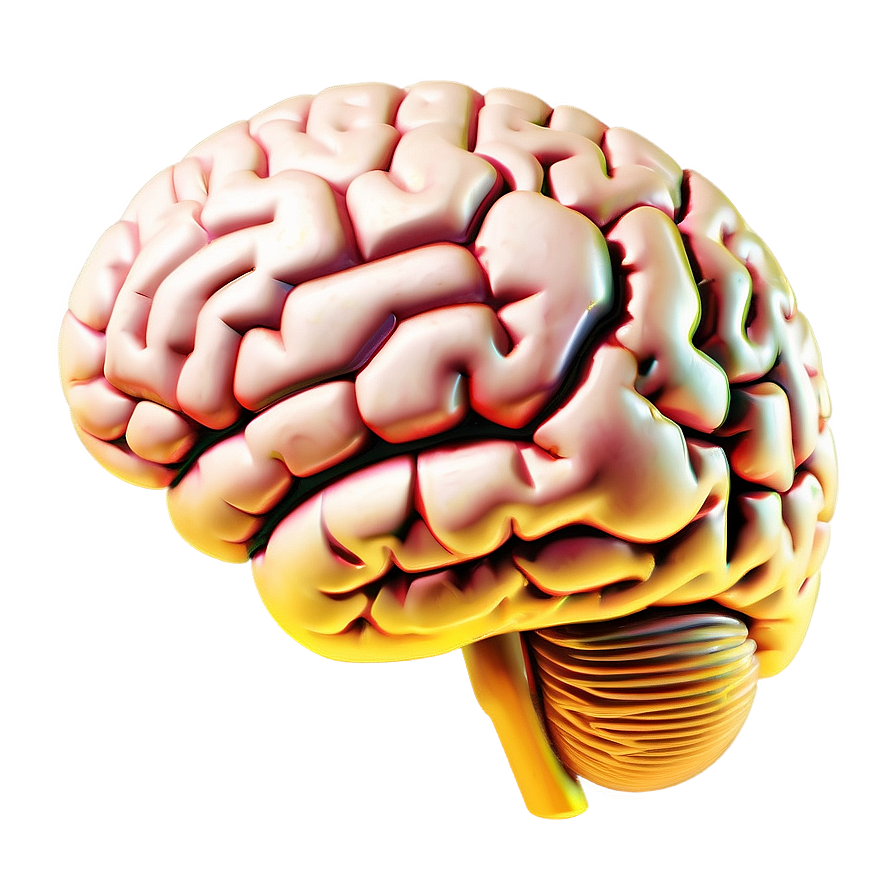 Cognitive Brain Emoji Png 64 PNG Image