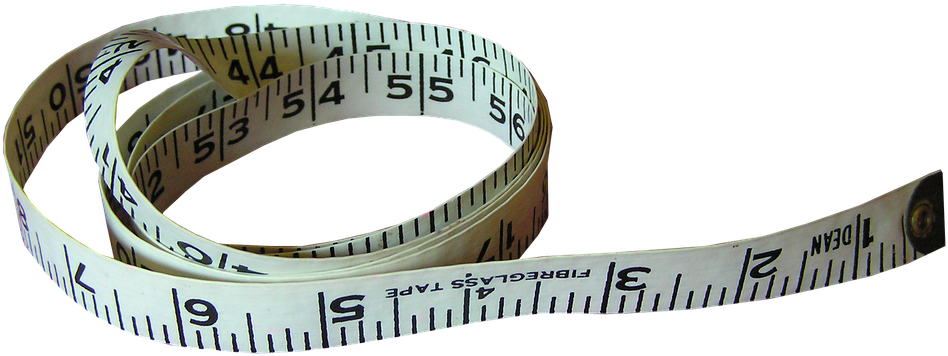 Coiled Measure Tape PNG Image