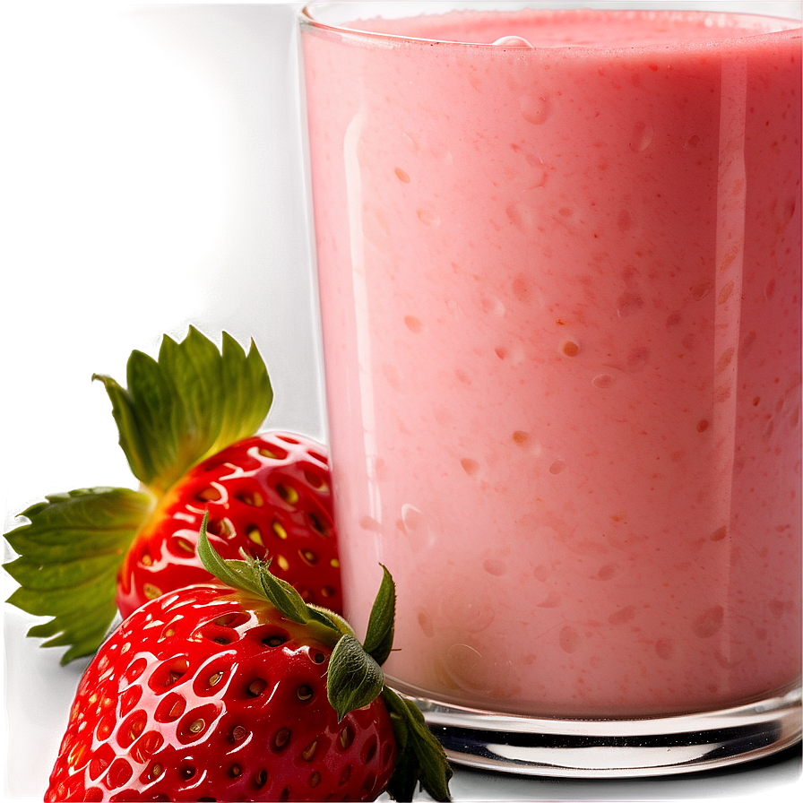 Cold Strawberry Milk Png Hbr PNG Image