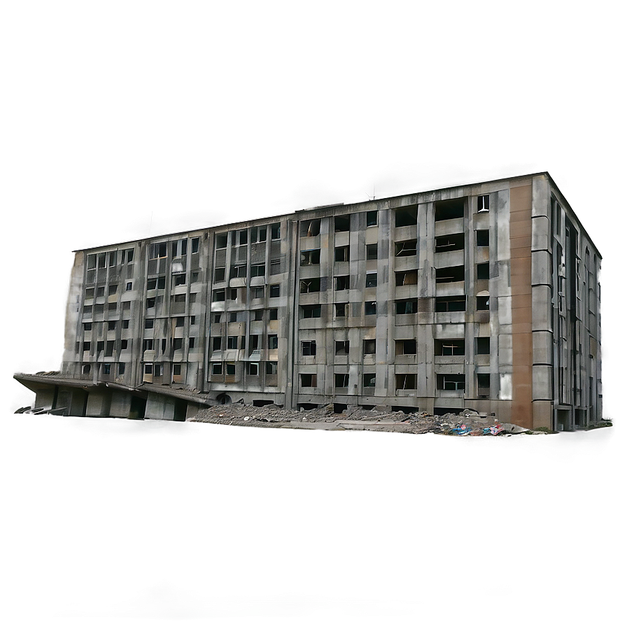 Collapsing Concrete Building Png Bps2 PNG Image