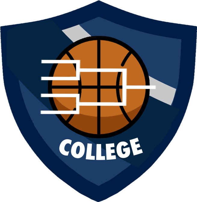 College Basketball Emblem PNG Image