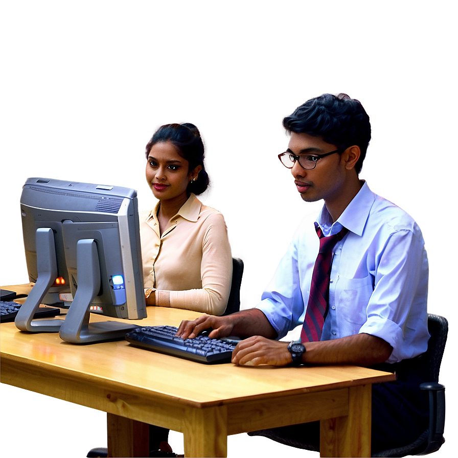 College Computer Lab Png Nji73 PNG Image