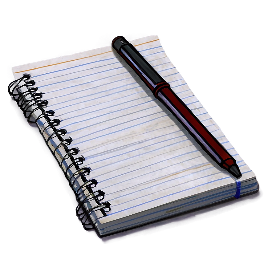 College Ruled Notebook Paper Png Quh88 PNG Image