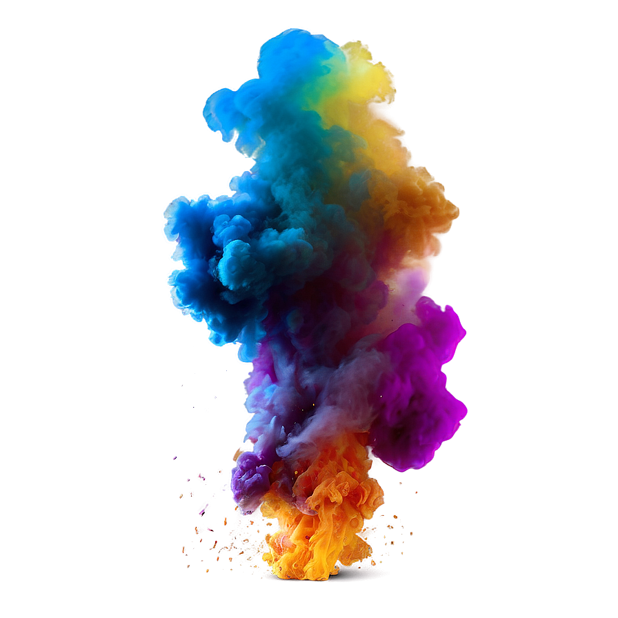 Color Burst Smoke Effect Png Jny47 PNG Image