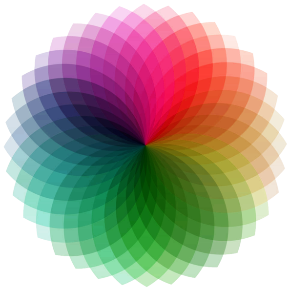 Color Spectrum Sphere Abstract PNG Image