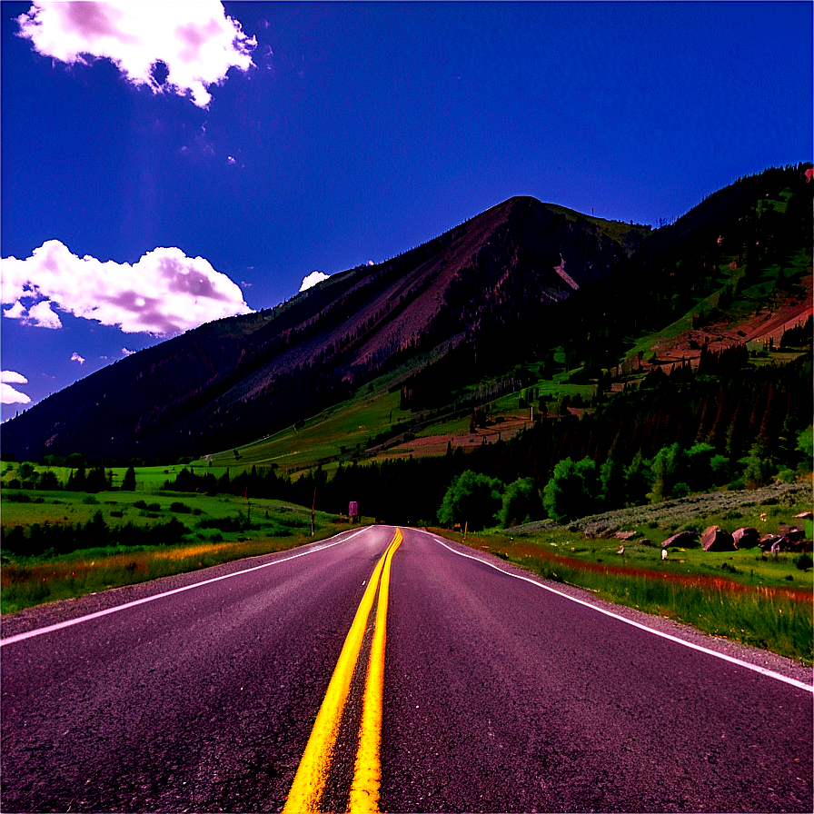 Colorado Road Trip Scenery Png Plm PNG Image