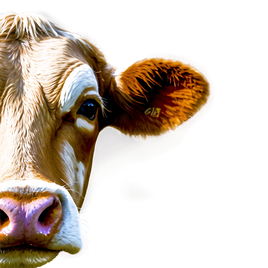 Colored Cow Face Png 19 PNG Image