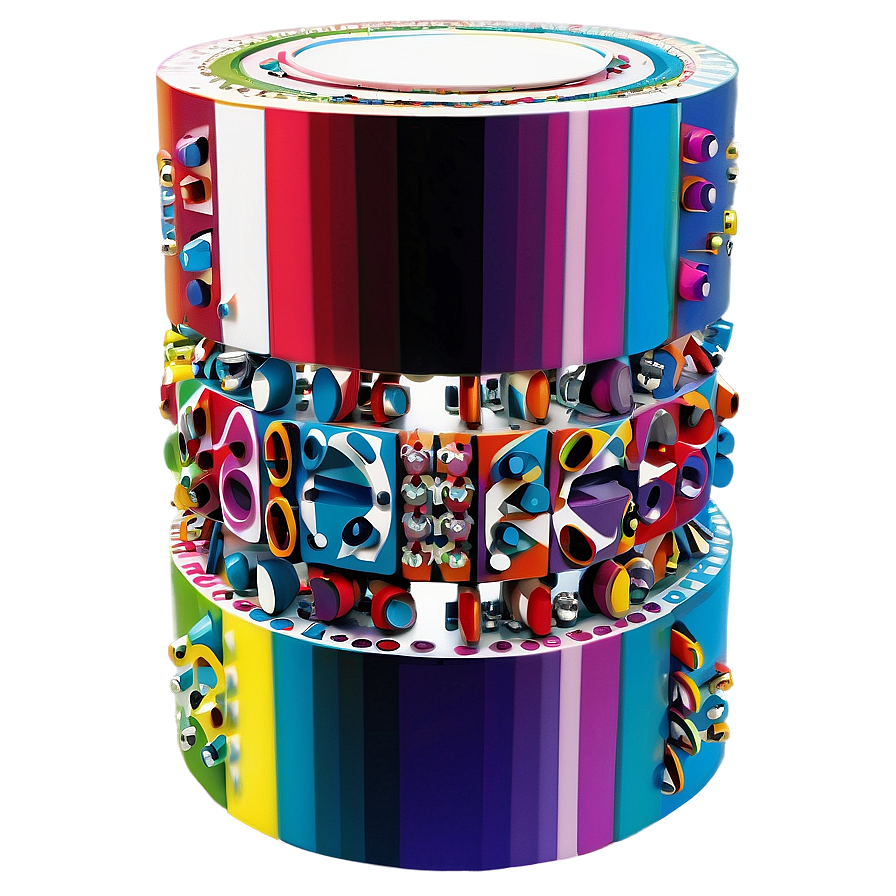 Colored Cylinder Png 06132024 PNG Image