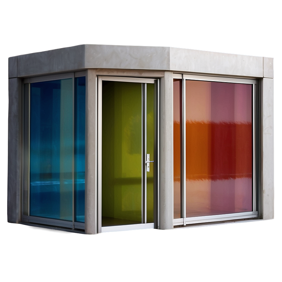 Colored Glass Door Png Bnh PNG Image