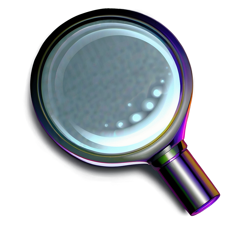 Colored Magnifying Glass Png Pco46 PNG Image