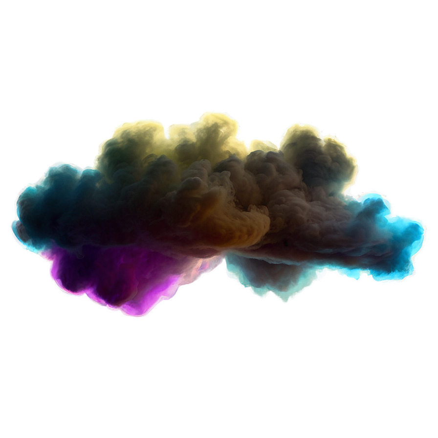 Colored Smoke Clouds Png Ahv93 PNG Image