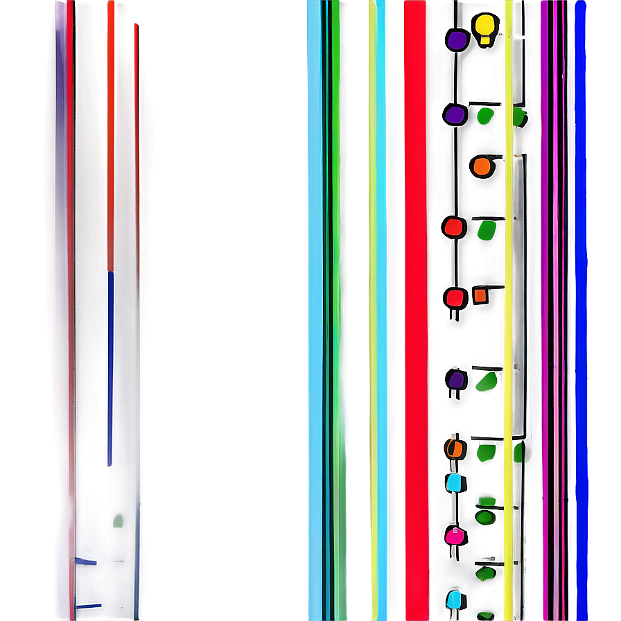 Colored Vertical Line Graphic Png 06132024 PNG Image