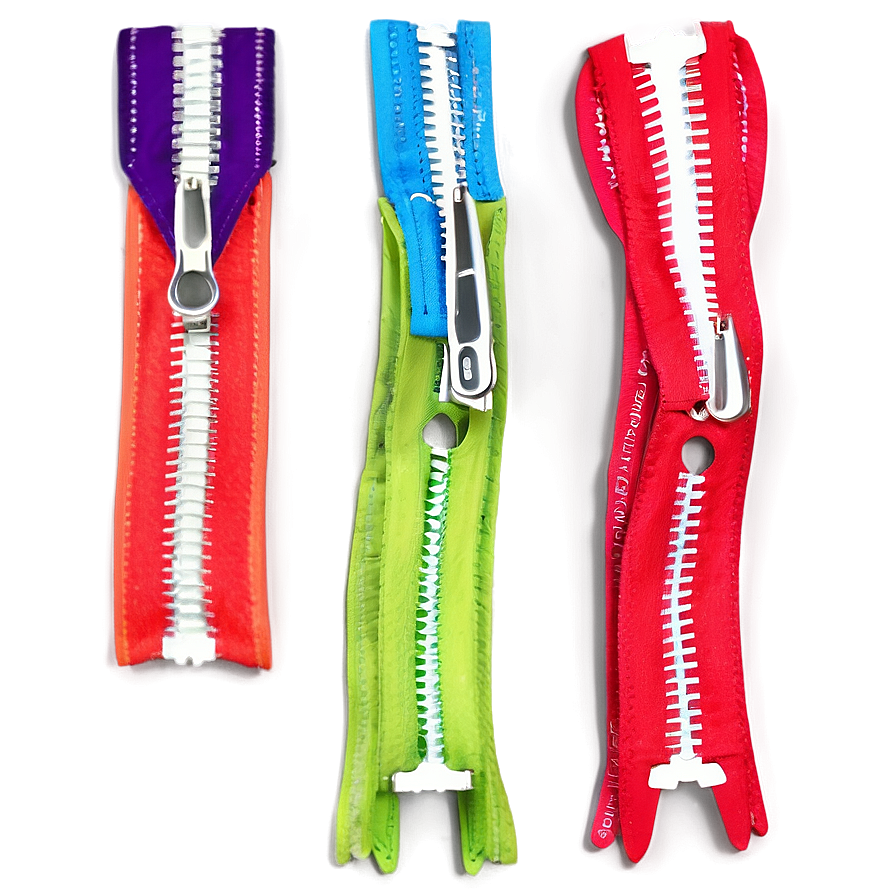 Colored Zipper Collection Png 19 PNG Image