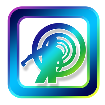 Colorful_ Abstract_ Qi_ Wireless_ Charging_ Icon PNG Image