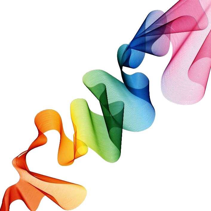 Colorful_ Abstract_ Ribbon_ Design PNG Image