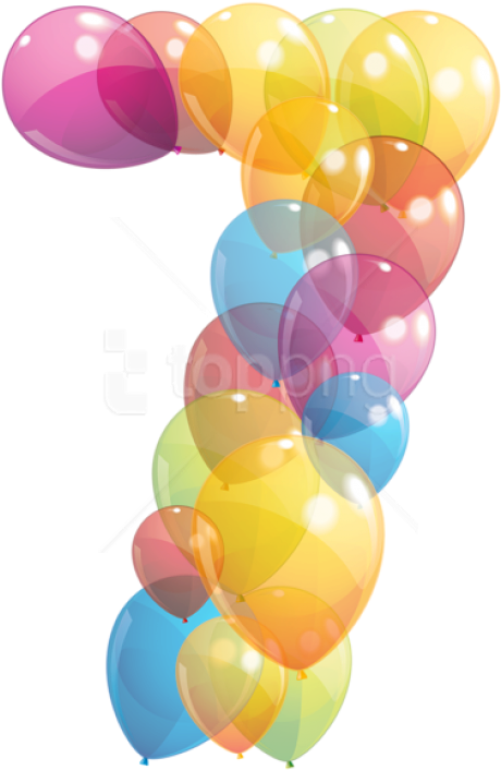 Colorful Balloons Celebration Graphic PNG Image