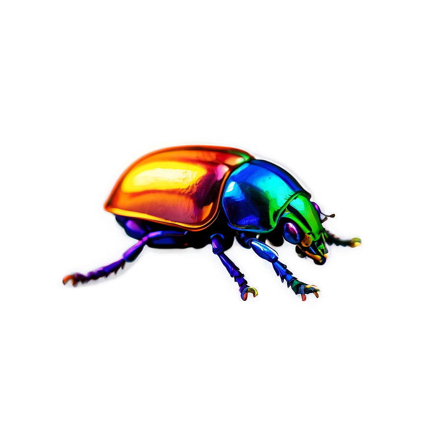 Colorful Beetle Artwork Png Wls PNG Image