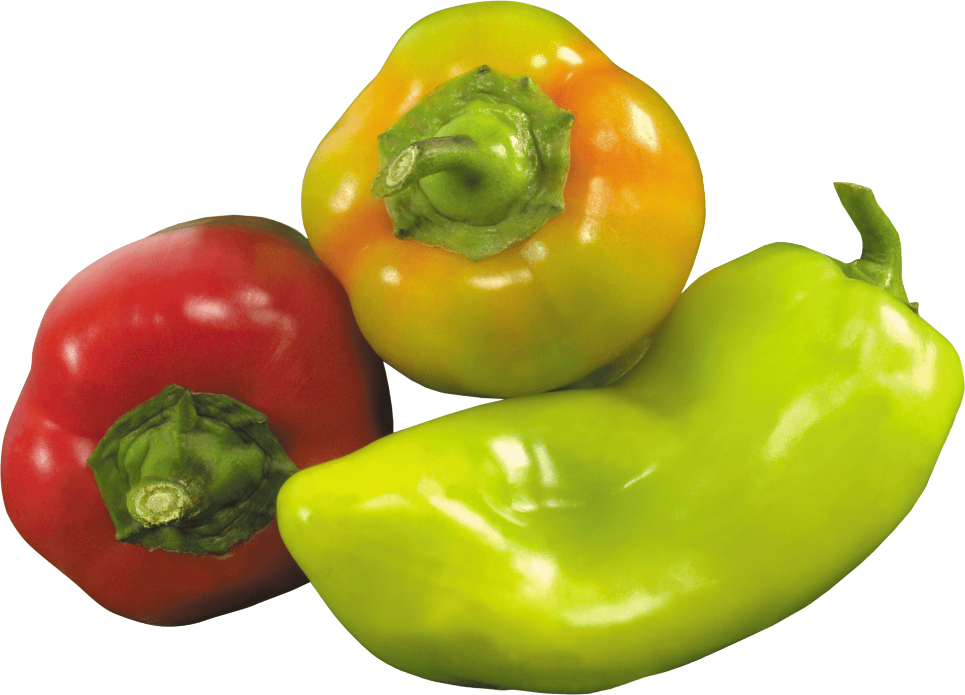 Colorful Bell Peppers Assortment PNG Image