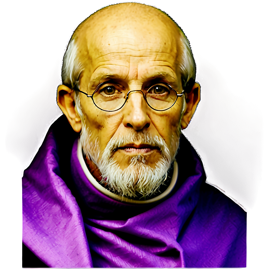 Colorful Bishop Stained Glass Png Lsi PNG Image