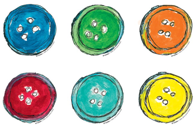 Colorful Buttons Illustration Pete The Cat PNG Image