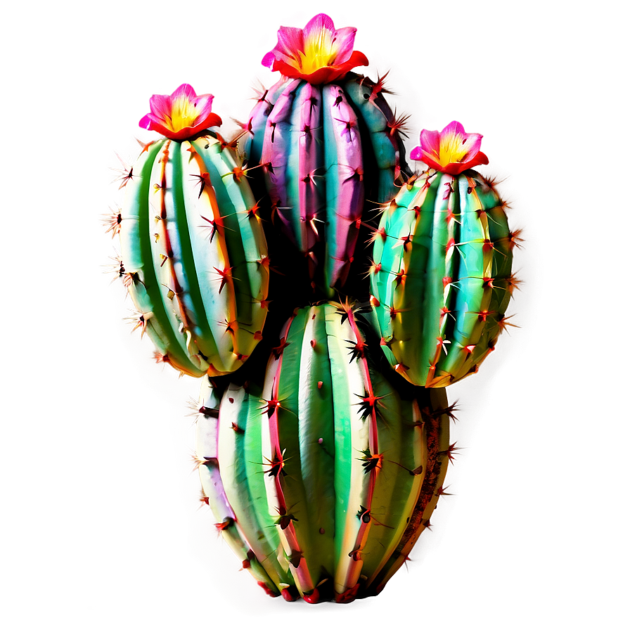 Colorful Cactus Png 25 PNG Image