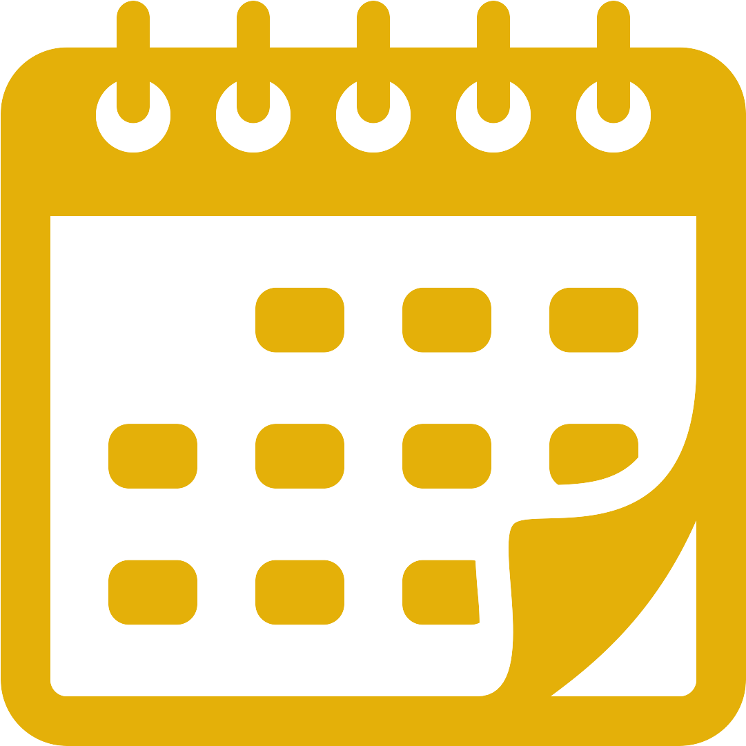 Colorful Calendar Icon PNG Image