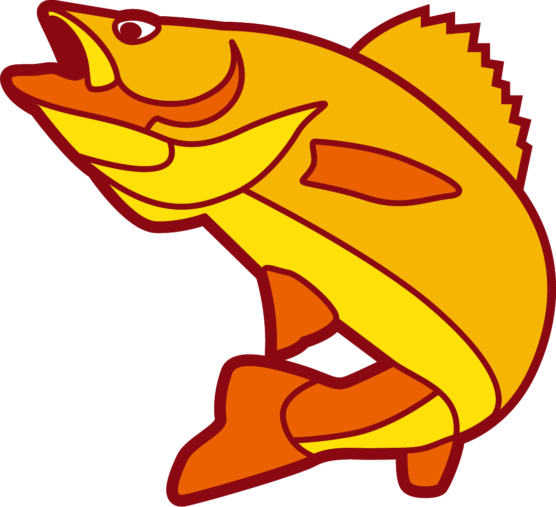 Colorful Cartoon Fish PNG Image