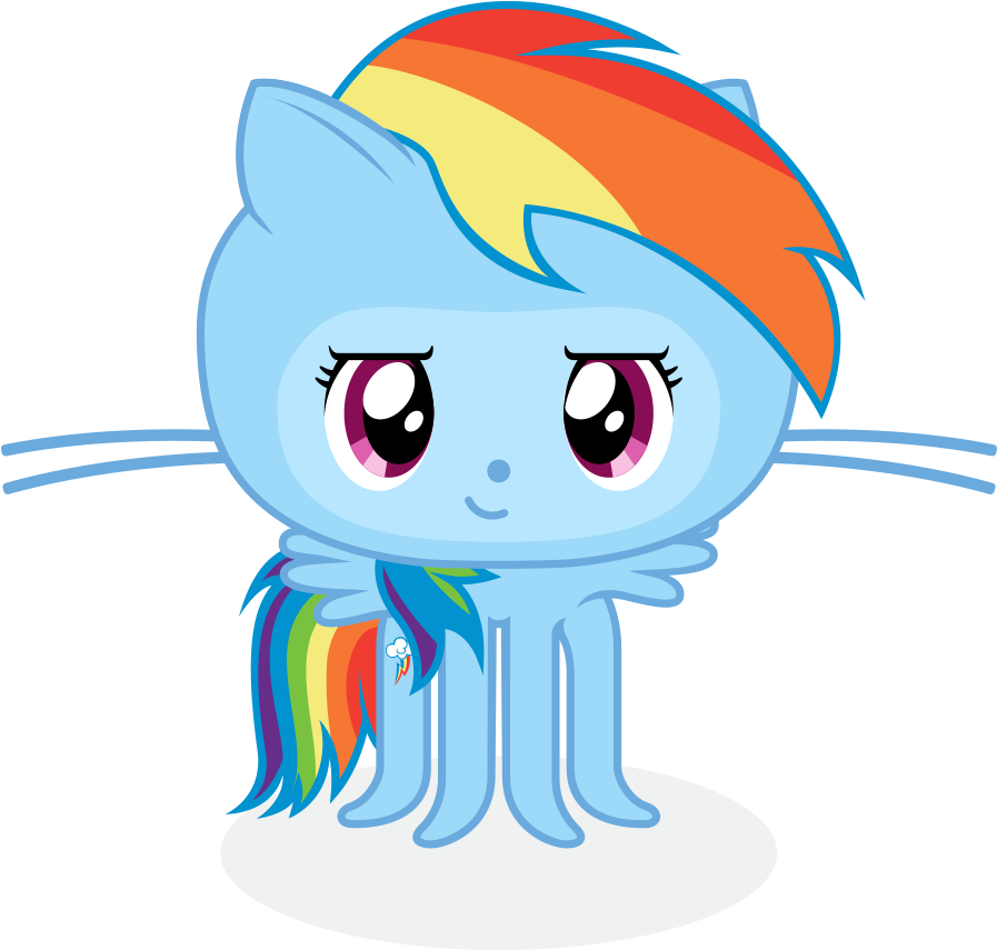 Colorful Cartoon Pony Vector PNG Image