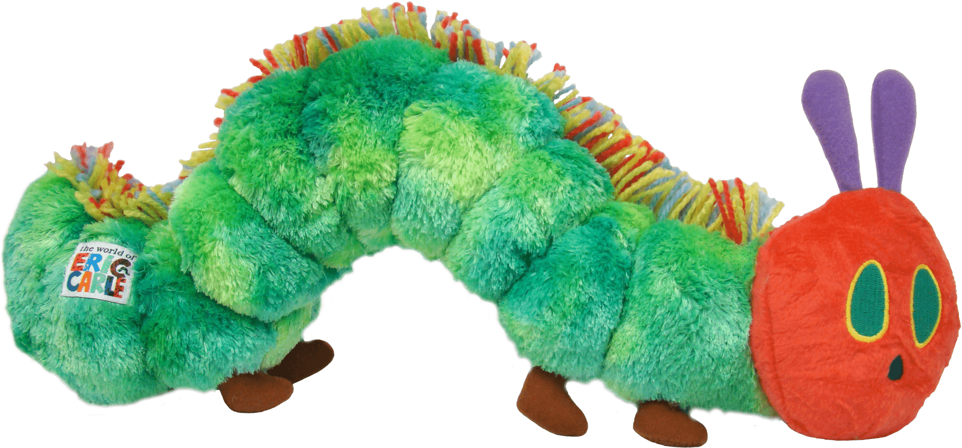 Colorful Caterpillar Plush Toy PNG Image