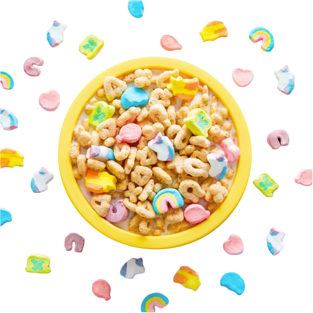 Colorful Cerealwith Marshmallows PNG Image