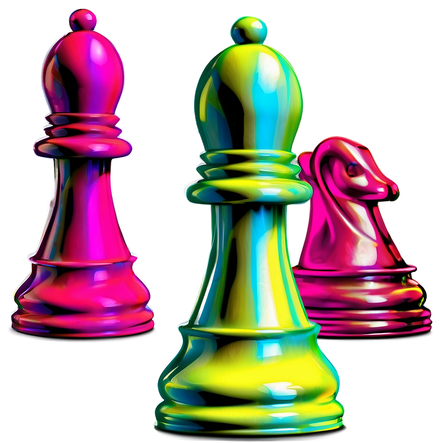 Colorful Chess Pawn Variant Png Cxs48 PNG Image