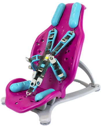 Colorful Child Car Seat PNG Image