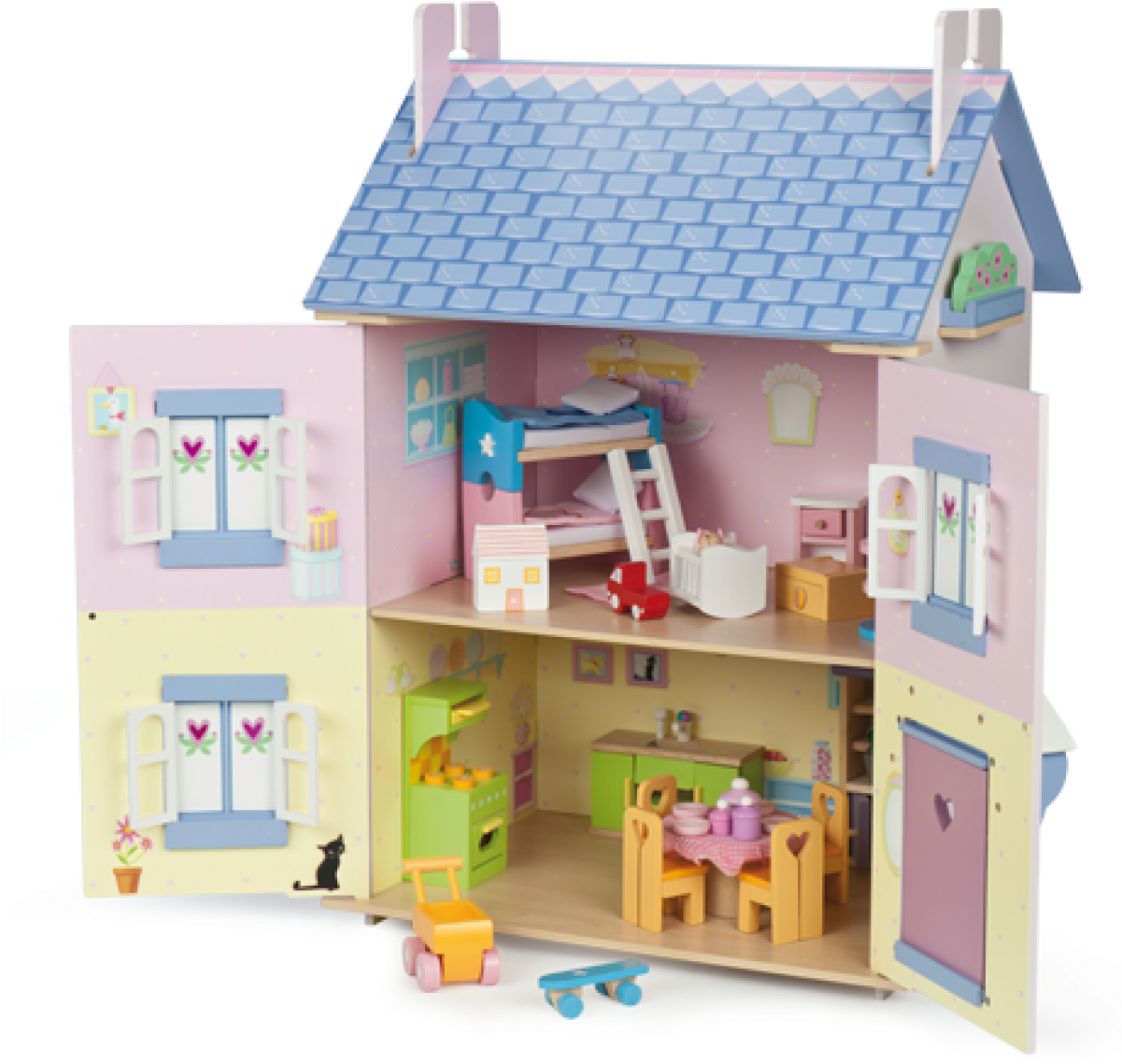 Colorful Childrens Dollhouse PNG Image