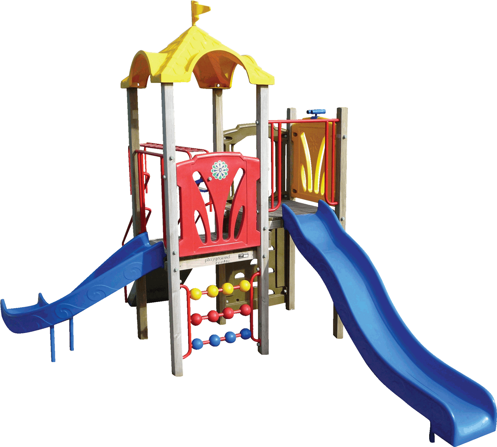 Colorful Childrens Playground Equipment PNG Image