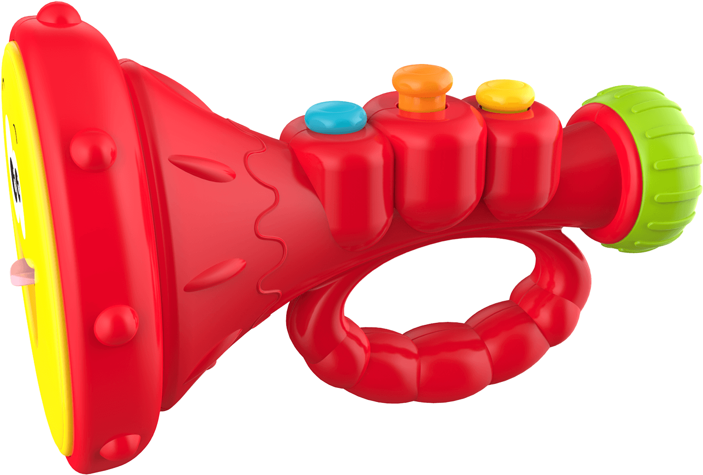 Colorful Childrens Trumpet Toy PNG Image