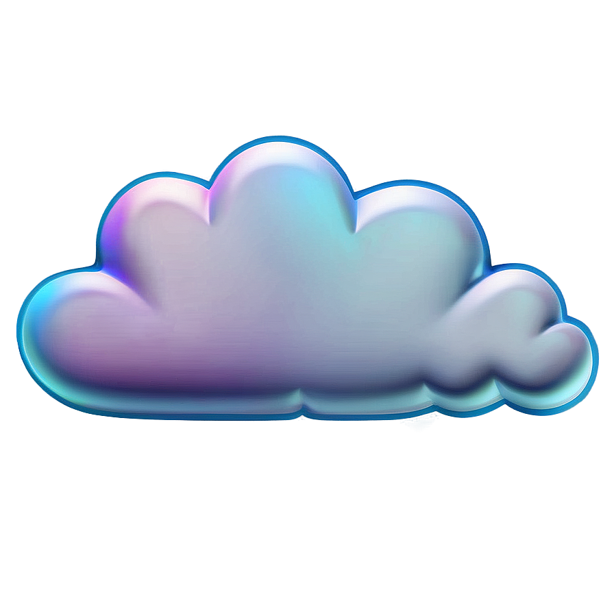 Colorful Cloud Emoji Png 51 PNG Image