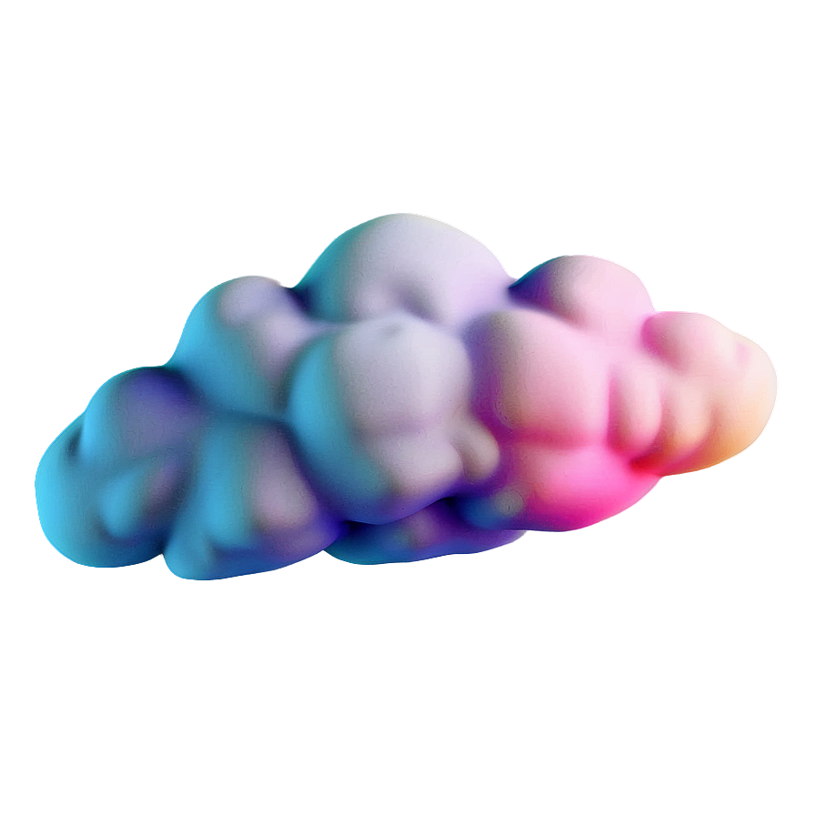 Colorful Cloud Emoji Png Irs PNG Image